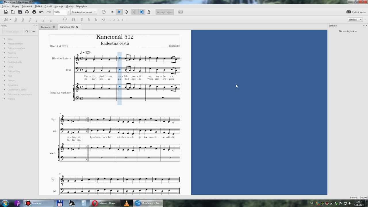 Moje první Musescore Kancionál 512