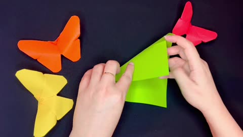 Origami butterfly | how to make easiest origami butterflies