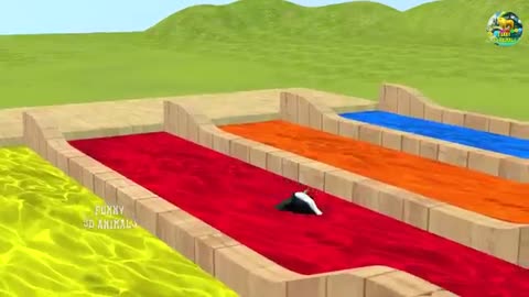 Animals crossing road game