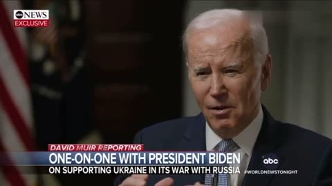 U.S. President Biden says Zelensky doesn’t need F-16s “now”.
