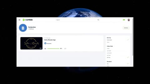 A New Rumble Member: https://rumble.com/user/benjustee