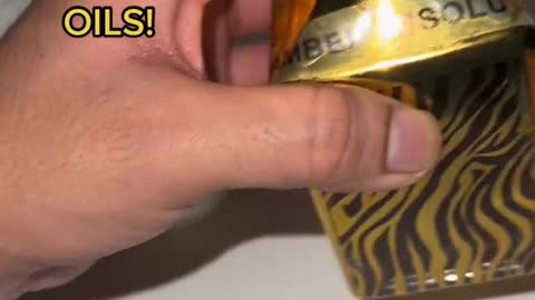 Vaseline and perfume oils is a no no!