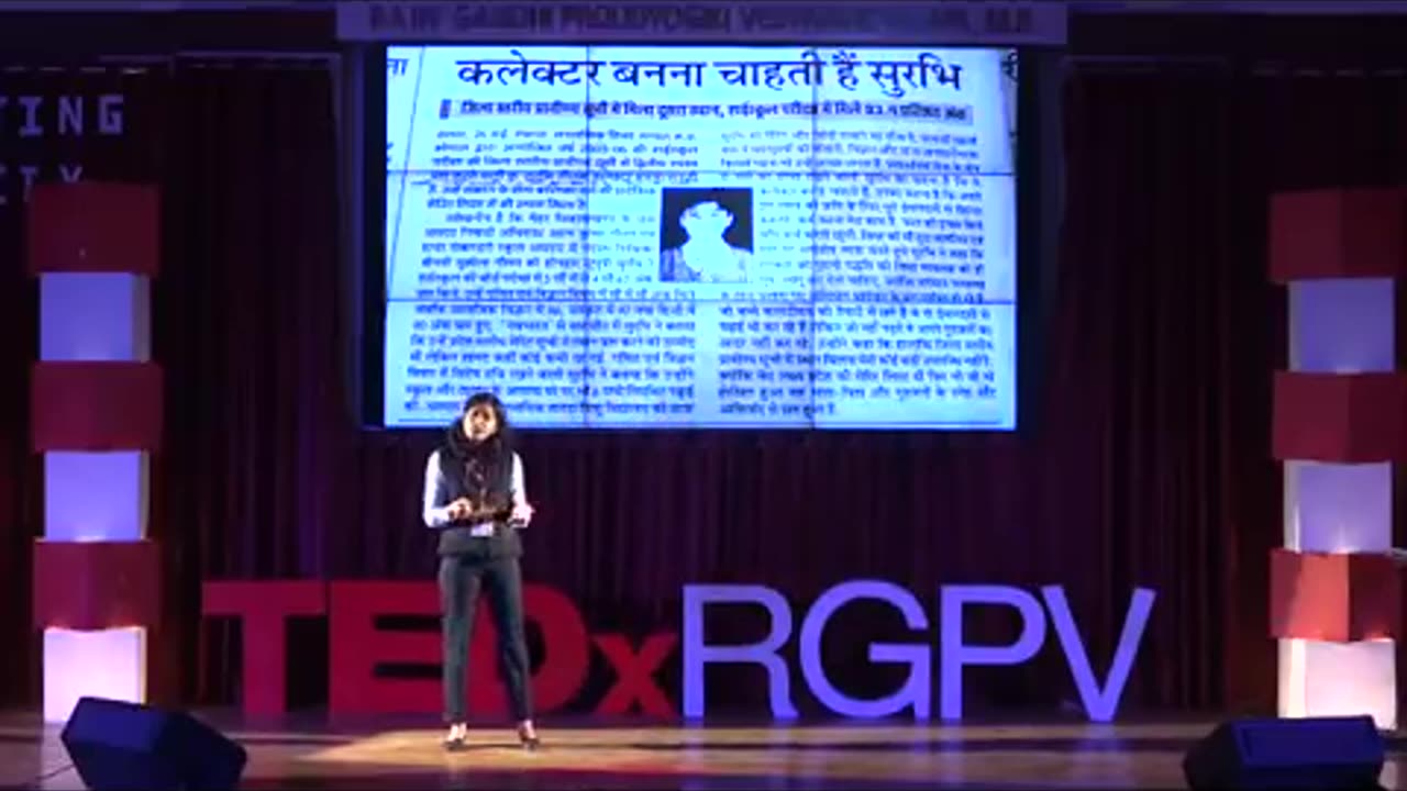 How 'SHE' became an IAS officer - Surabhi Gautam - TEDxRGPV