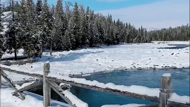 Appreciation of foreign snow scenery