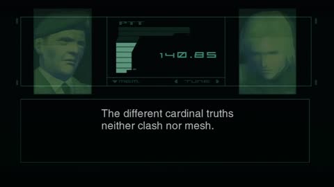 AI Codec Conversation MGS2 - Artificial Intelligence, Internet Censorship, Predictive Programming