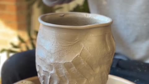 I can’t believe this kinda worked #pottery #asmr #satisfying