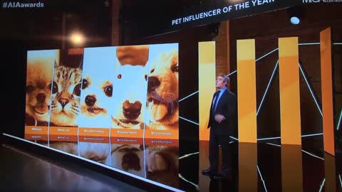 Tucker Budzyn wins the Pets American Influencer Award!