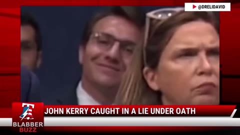 John Kerry Caught In A Lie Under Oath