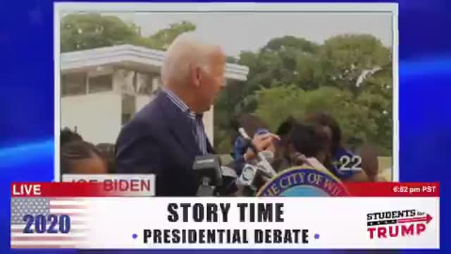 Joe Biden debating Joe Biden during 2020 campaign