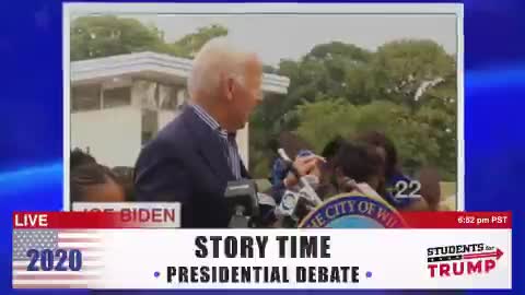 Joe Biden debating Joe Biden during 2020 campaign