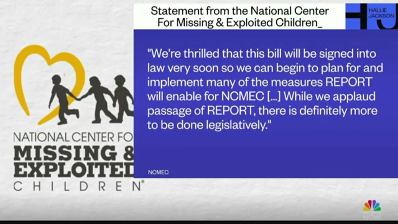 NBC News: Blackburn's REPORT Act Signed Into Law