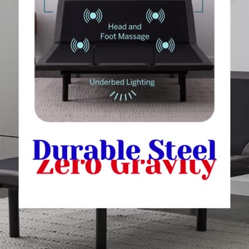 Lucid L600 Adjustable Bed Base Frame - Twin XL