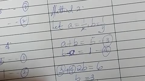 Simultaneous equations