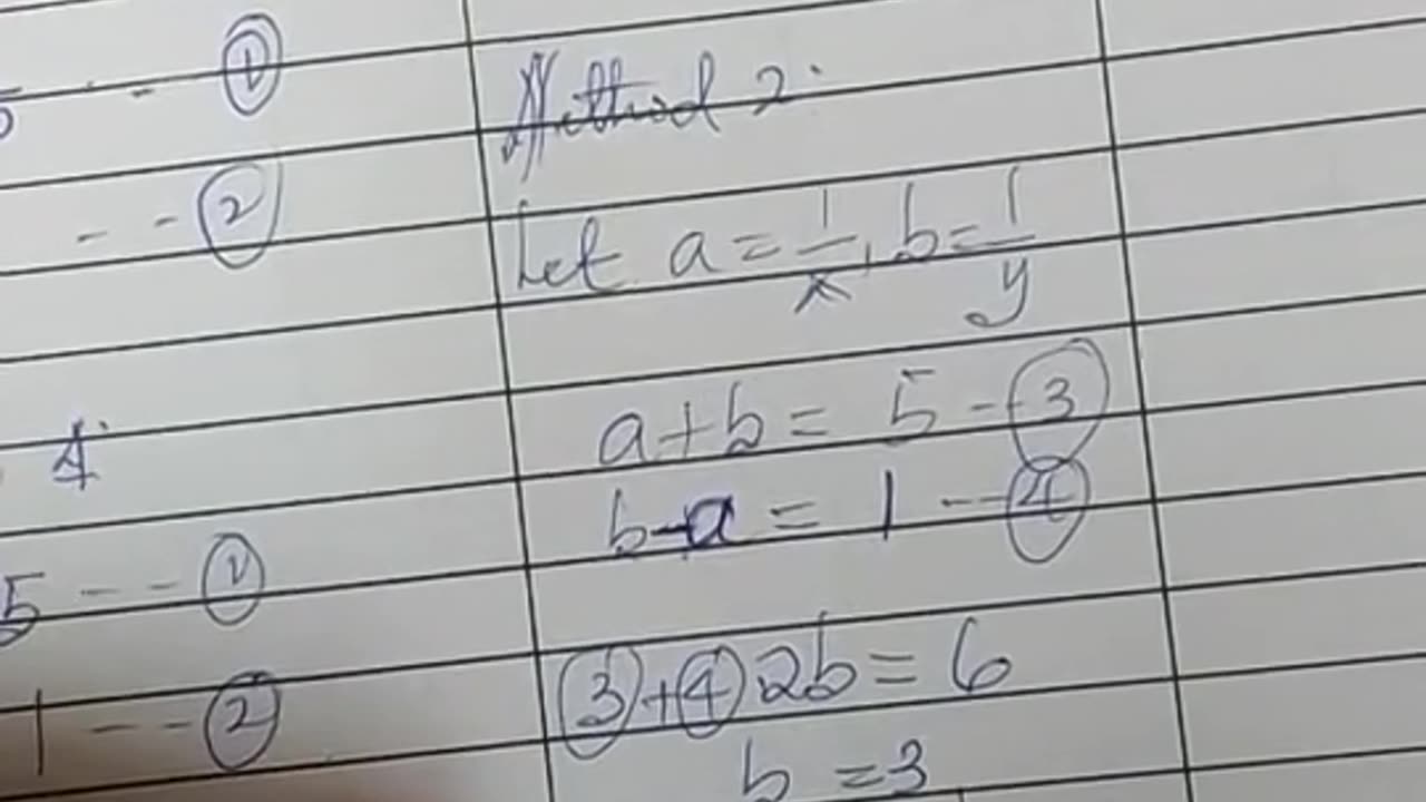 Simultaneous equations