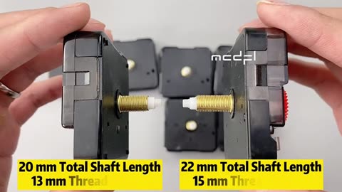MCDFL DIY Quartz Silent Wall Clock Mechanism Central Movement Kit for Machinery Watch Tabl