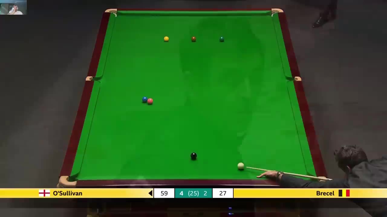 The greatest snooker player ever live...! O'Sullivan vs Brecel World Championship 2023