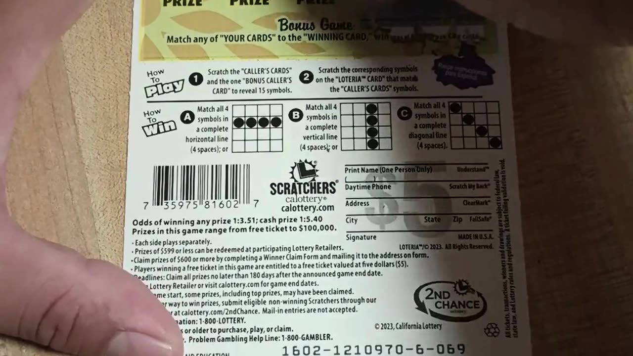 Daily Gamble for a Jackpot 065 BONUS