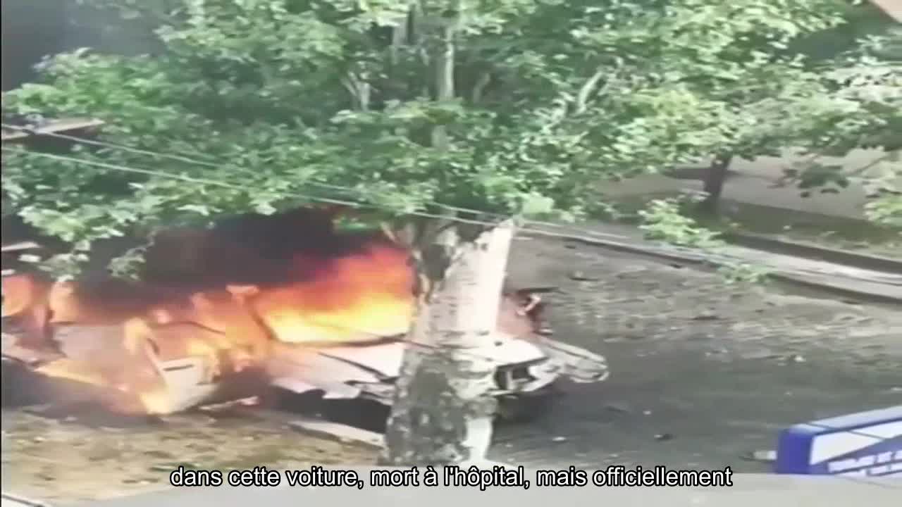 Il est rapporté que le commandant de Berdiansk, Artem Bardin, qui se trouvait dans cette voiture, e