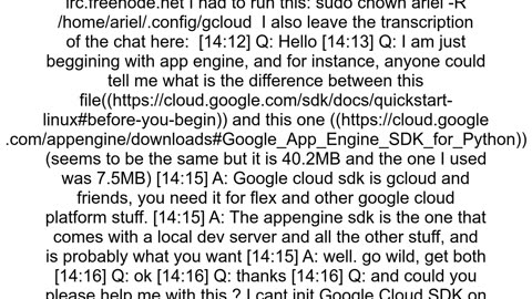 I cant init Google Cloud SDK on Ubuntu