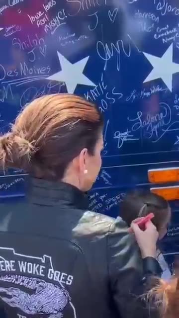 Where Woke Goes To Die': Casey DeSantis Wears Anti-Woke Jacket To Iowa Event