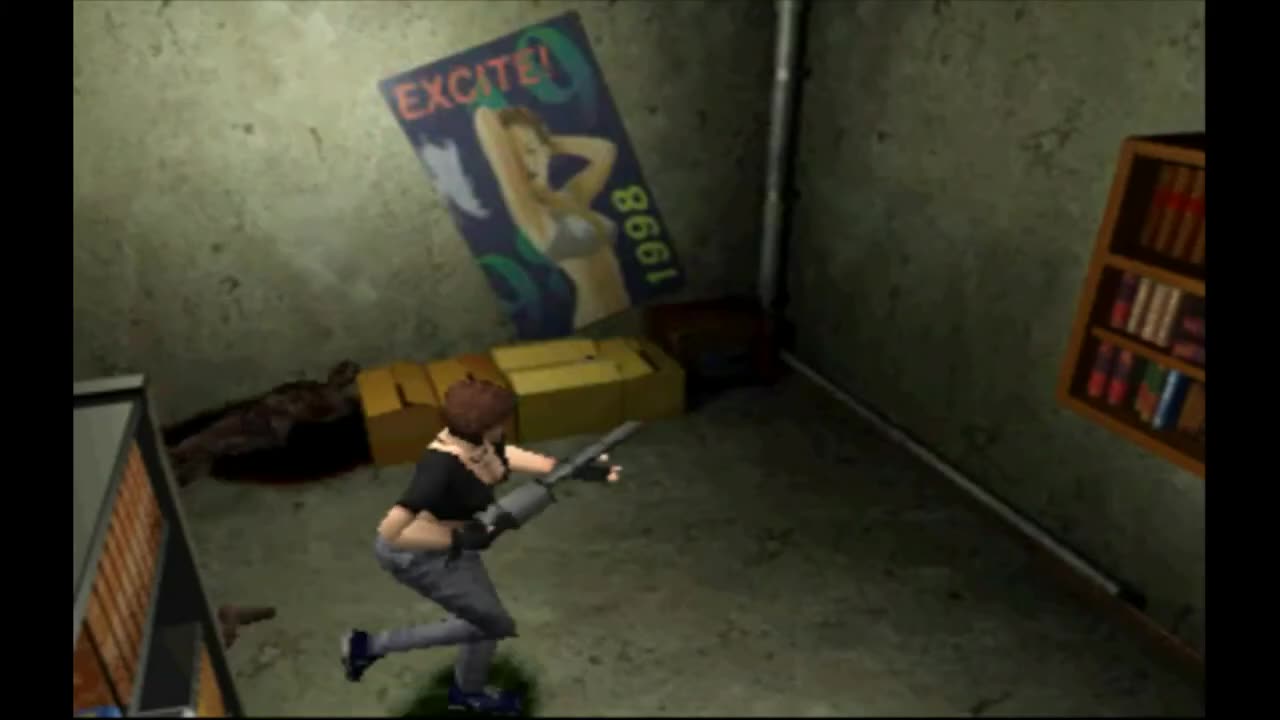Alive zombie with NO HANDS | Resident Evil: Director's Cut [PS1]