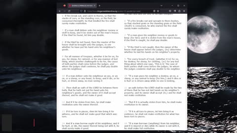 Exodus 21-22