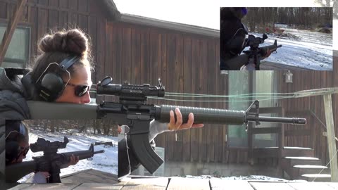 I Have this gun on my wall. 7.62x39mm AR-15