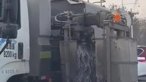 machines for cleaning road rails