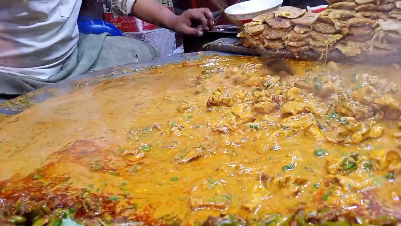 Street Food - Tikka boti Tawa fry street food multan