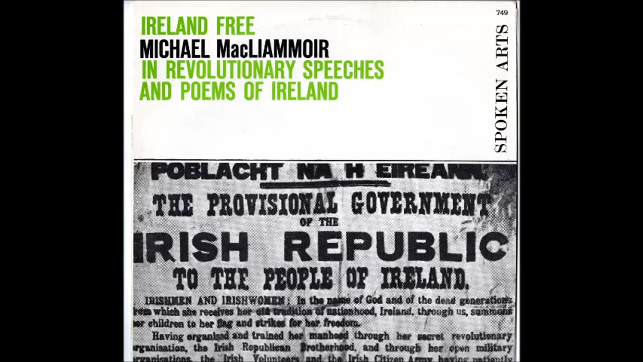 Micheal MacLiammoir 1916 Proclamation (Revolutionary Speeches from Ireland)