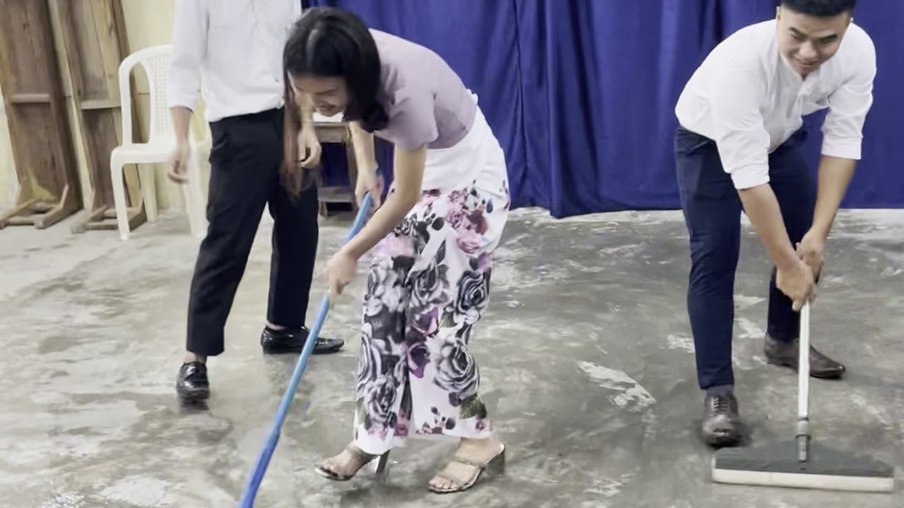 How to Clean Our Church - Zotung Lwin Oo #foryou #fun #happy #blessed