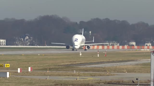 Airplanes taking off and landing