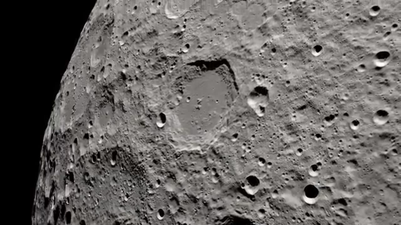 Apollo 13 view of moon surface