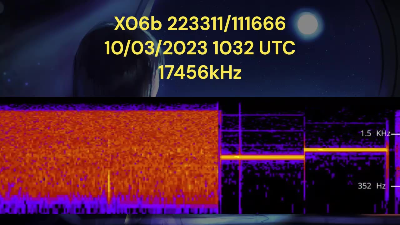 X06b 223311/111666 10/03/2023 1032 UTC 17456kHz