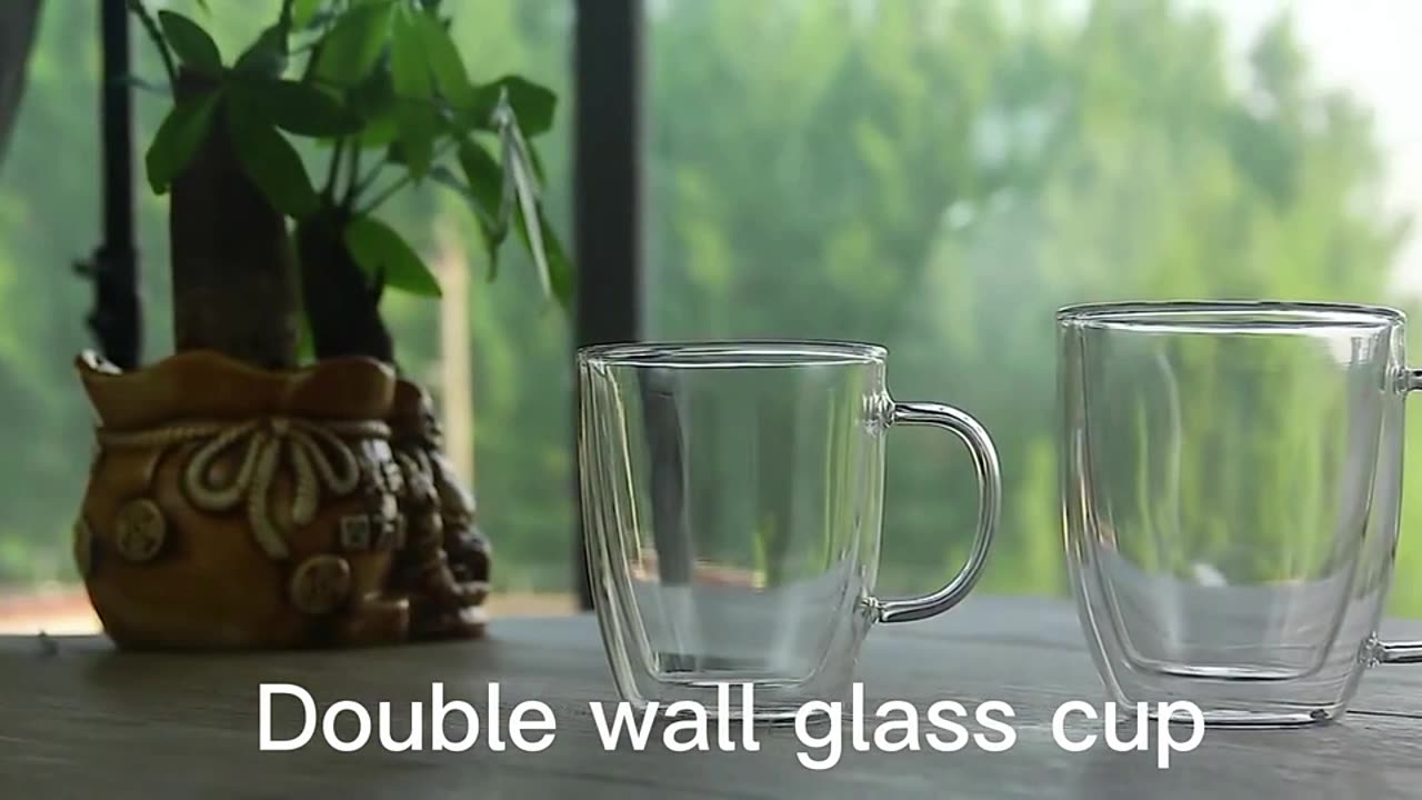 Home Glass Juice Cup With Lid Water Cup Tea Cup Creative Glass