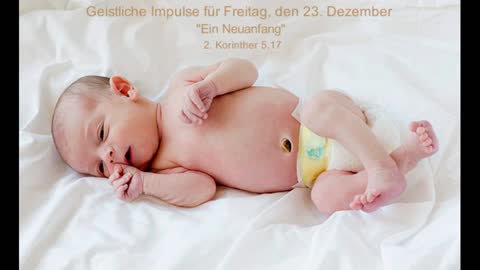 Geistliche Impulse für Freitag, den 23. Dezember