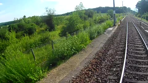 Luxembourg train surf in the west of the country