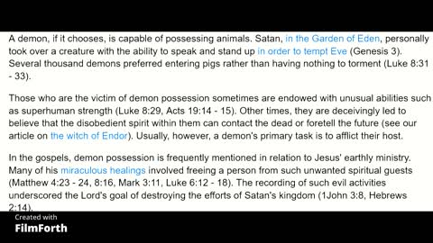 Increase in demonic possession