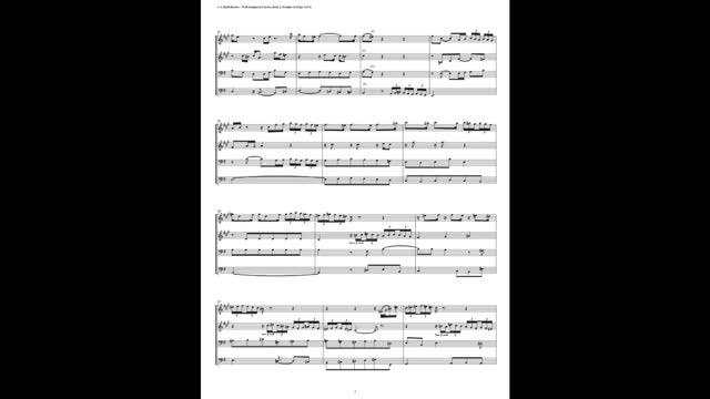 J.S. Bach - Well-Tempered Clavier: Part 2 - Prelude 14 (Brass Quartet)