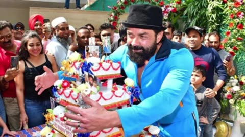 Bobby Deol's 55th birthday A special five-tiered cake for