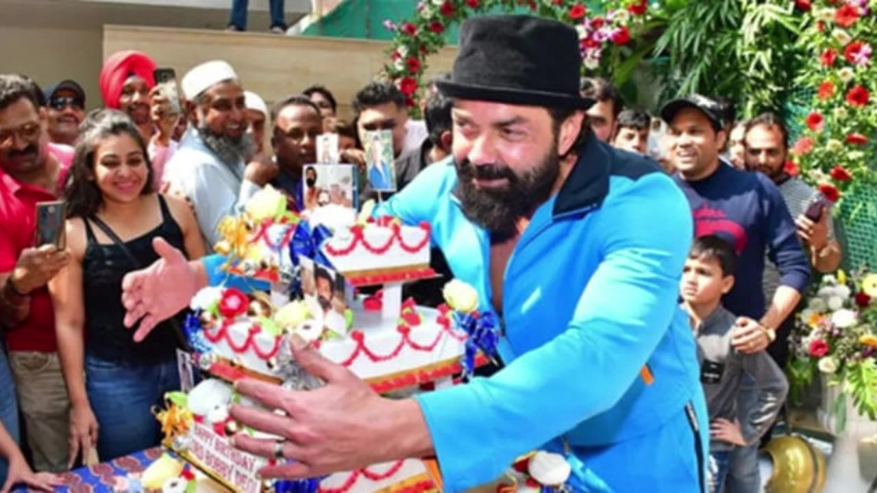 Bobby Deol's 55th birthday A special five-tiered cake for