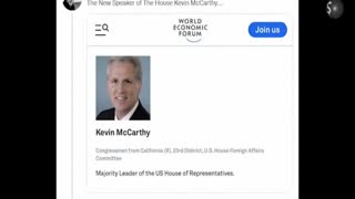 Kevin McCarthy - World Economic Forum puppet