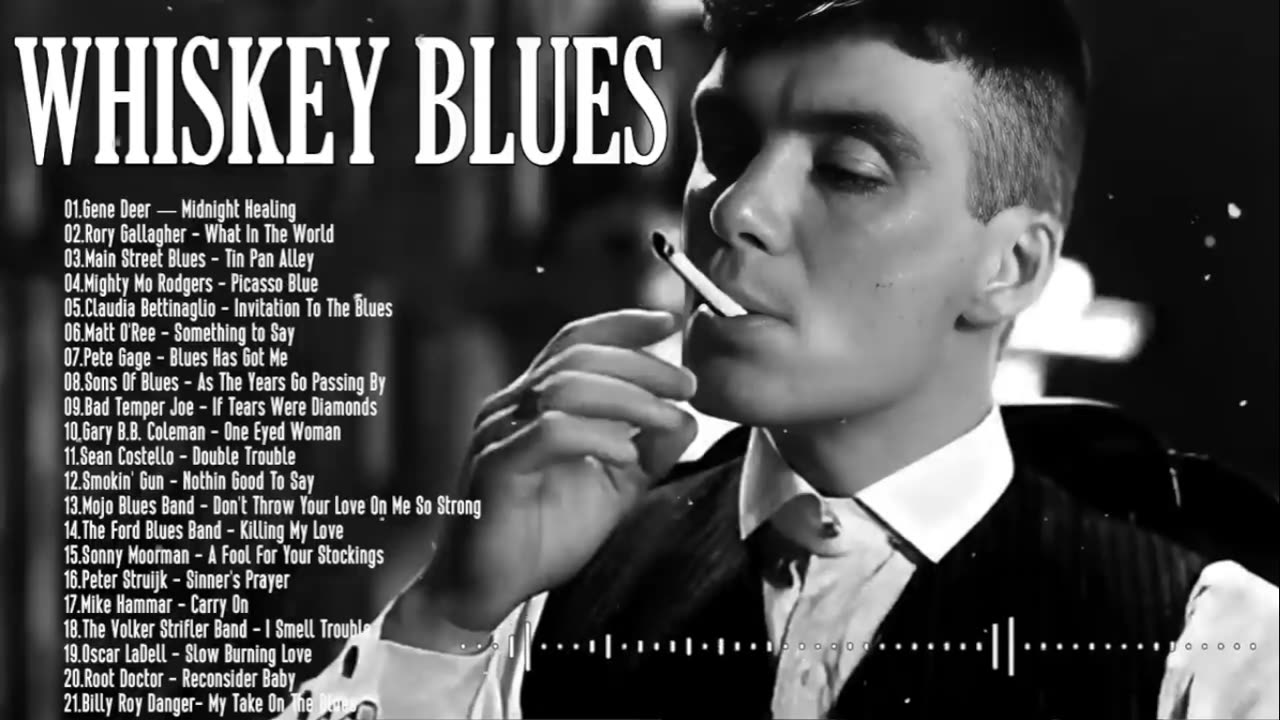 Whiskey Blues Music - Smooth Slow Blues/Rock - Beautilful Jazz Blues Music