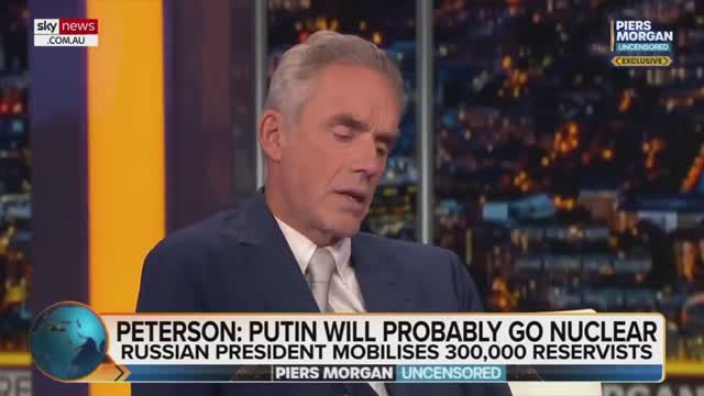 Jordan Peterson On Pierce Morgan Show and Leave Him Speechless on war against Vladmir Poutine