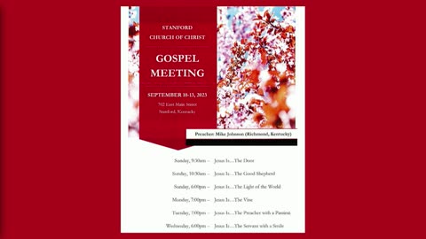 09/10/2023 PM Worship Service