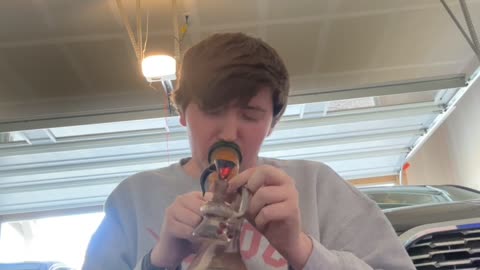 Day 23 pt3 The lighter fell off my knee lol