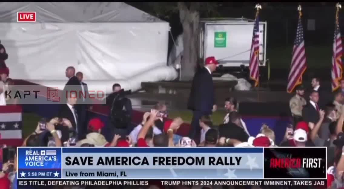 El Mejor Final Q hayas visto en un Rally de Trump, Florida 6 Nov 2022