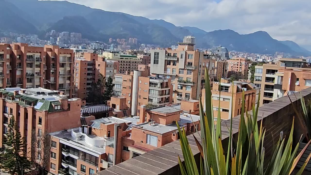Enjoying the morning 🌄 view looking at the Andes mountains ⛰️