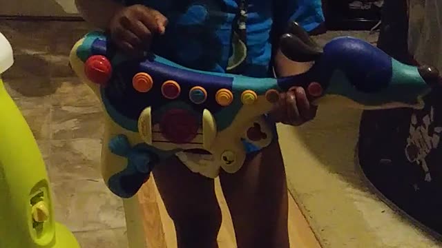 Jamming on the one for mom