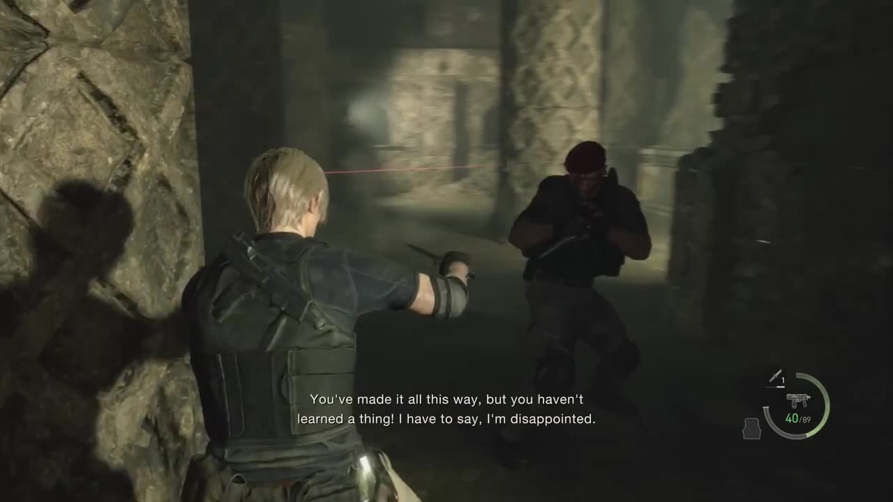 Resident Evil 4 remake All Jack Krauser Boss Fights (4K)